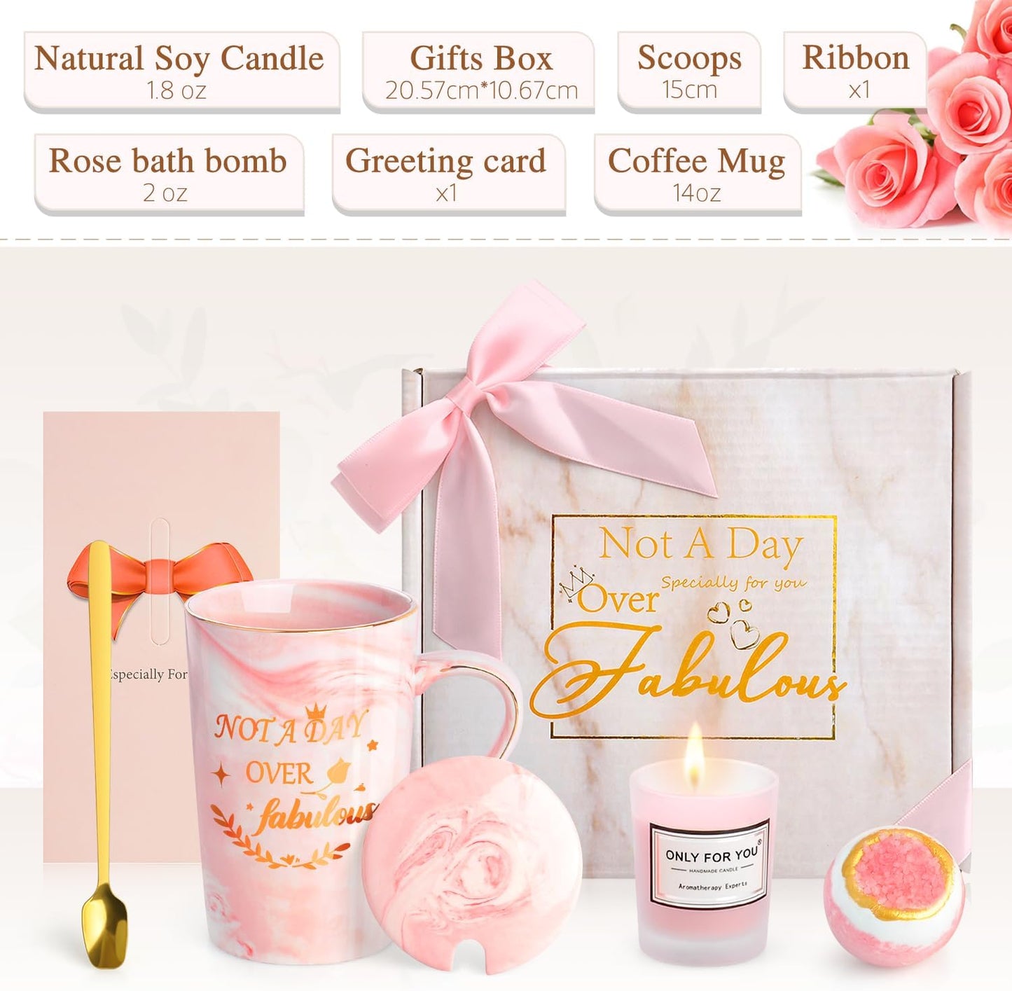 Yiksunmy Birthday Gifts for Her, Friend,Sister, Presents for Women, Pamper Gifts