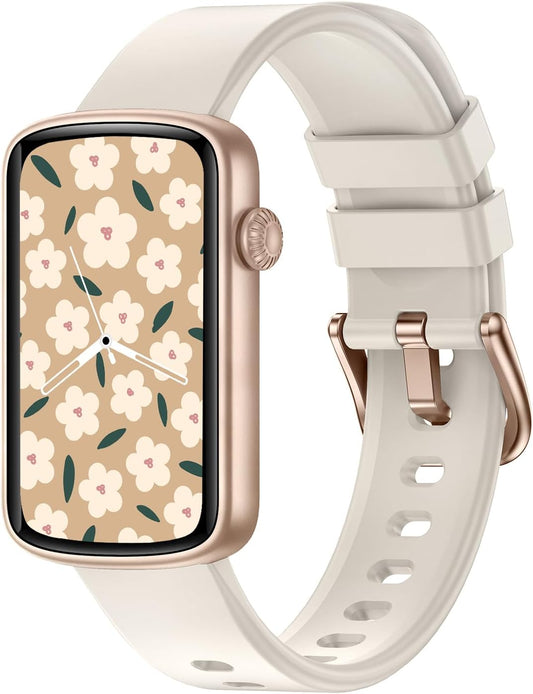 Smart Watches for Women, Fitness Watch Smart Watch Fitness Tracker Ladies with Pedometer Heart Rate Monitor Blood Oxygen Sleep Monitor Activity Tracker Waterproof IP68 for Android Ios