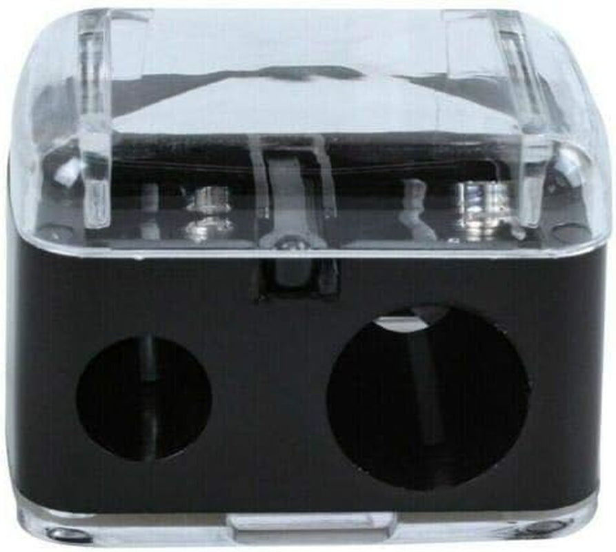 ® Pencil Sharpener - Travel Cosmetics Pencil Sharpener with Cover | Portable Makeup Sharpener | Dual-Pencil Sharpener for Lip Liner, Eyebrow, and Eyeliner Pencils