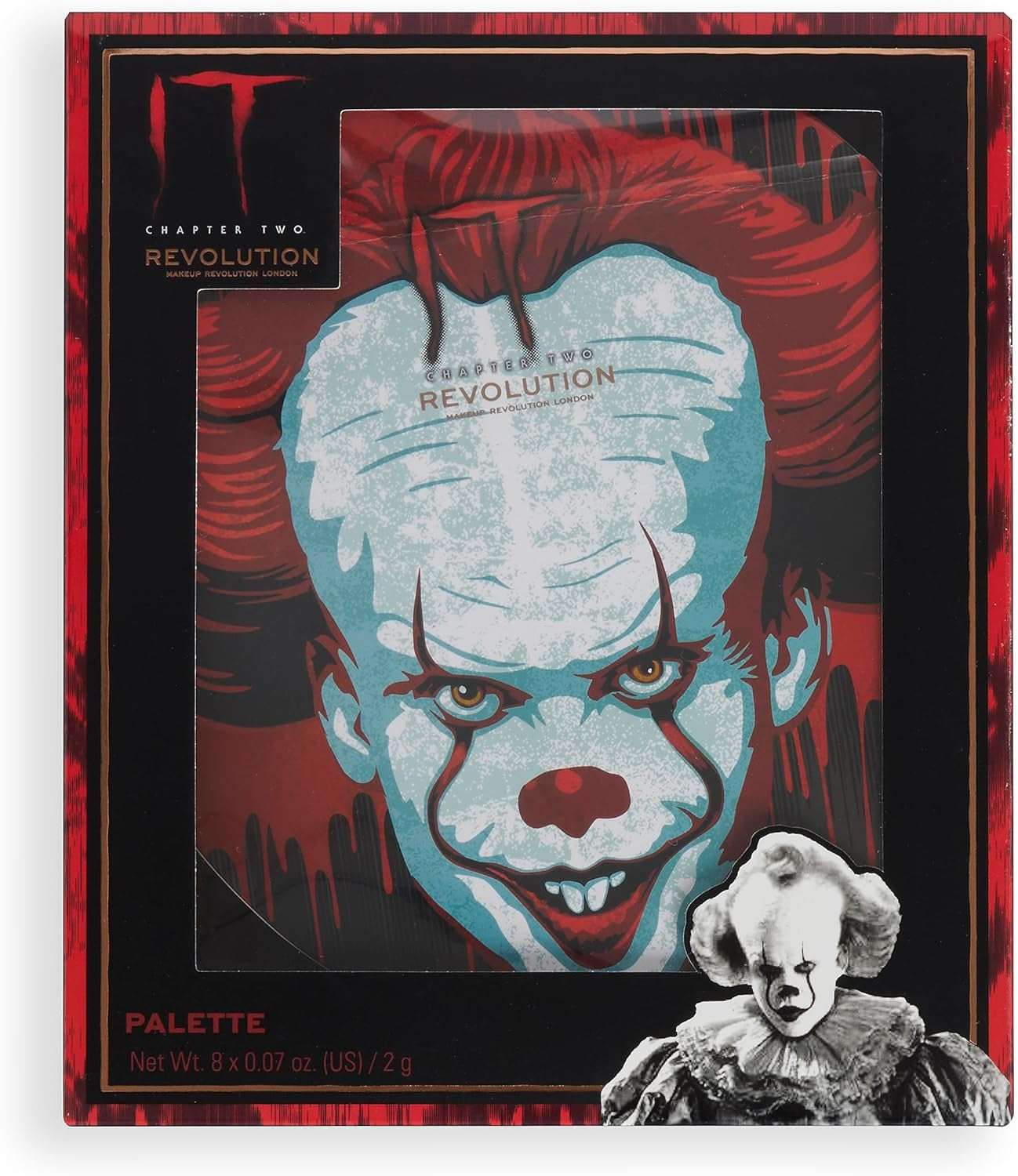 X IT Clown Artist Paint Set, 8 Pigmented Eye and Face Paints with Brush