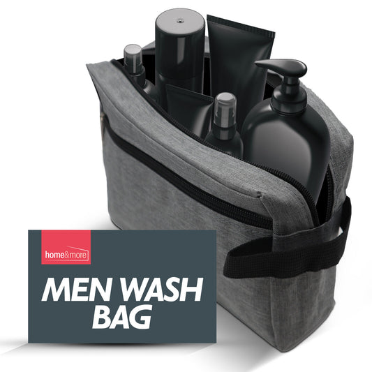 Mens Wash Bag Travel Toiletry Shower Shaving Gents Toiletries Gym Grooming Case
