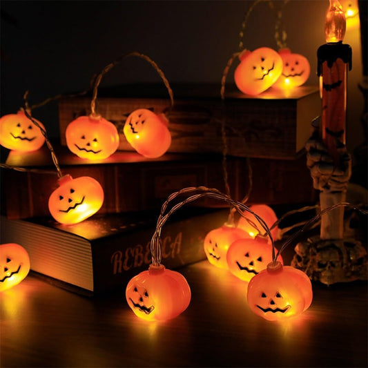 20 String Lights Halloween Pumpkin LED Decoration House Party 3 Meter