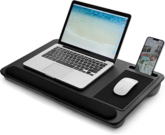 Portable Laptop Lap Desk Tray Cushion Lightweight Stand Mouse Pad Wrist Rest