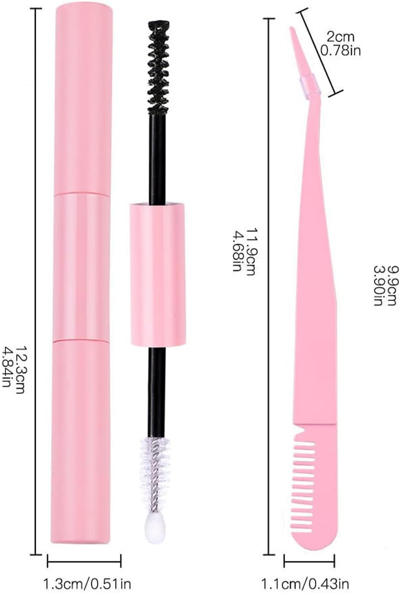 Self Adhesive Lashes Eye Lashes Sets Pack with Glue Faux Mink Long Natural False Eyelashes Fluffy Thick Cross Volume Cat Eye Dramatic Lash Soft for Various Makeups B5611