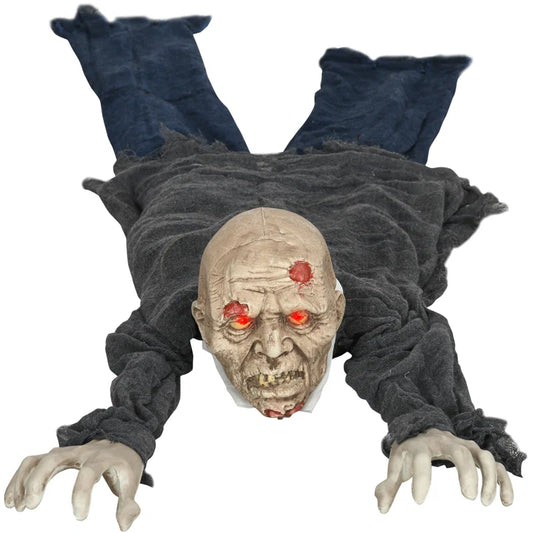 Zombie with Red Luminous Eyes