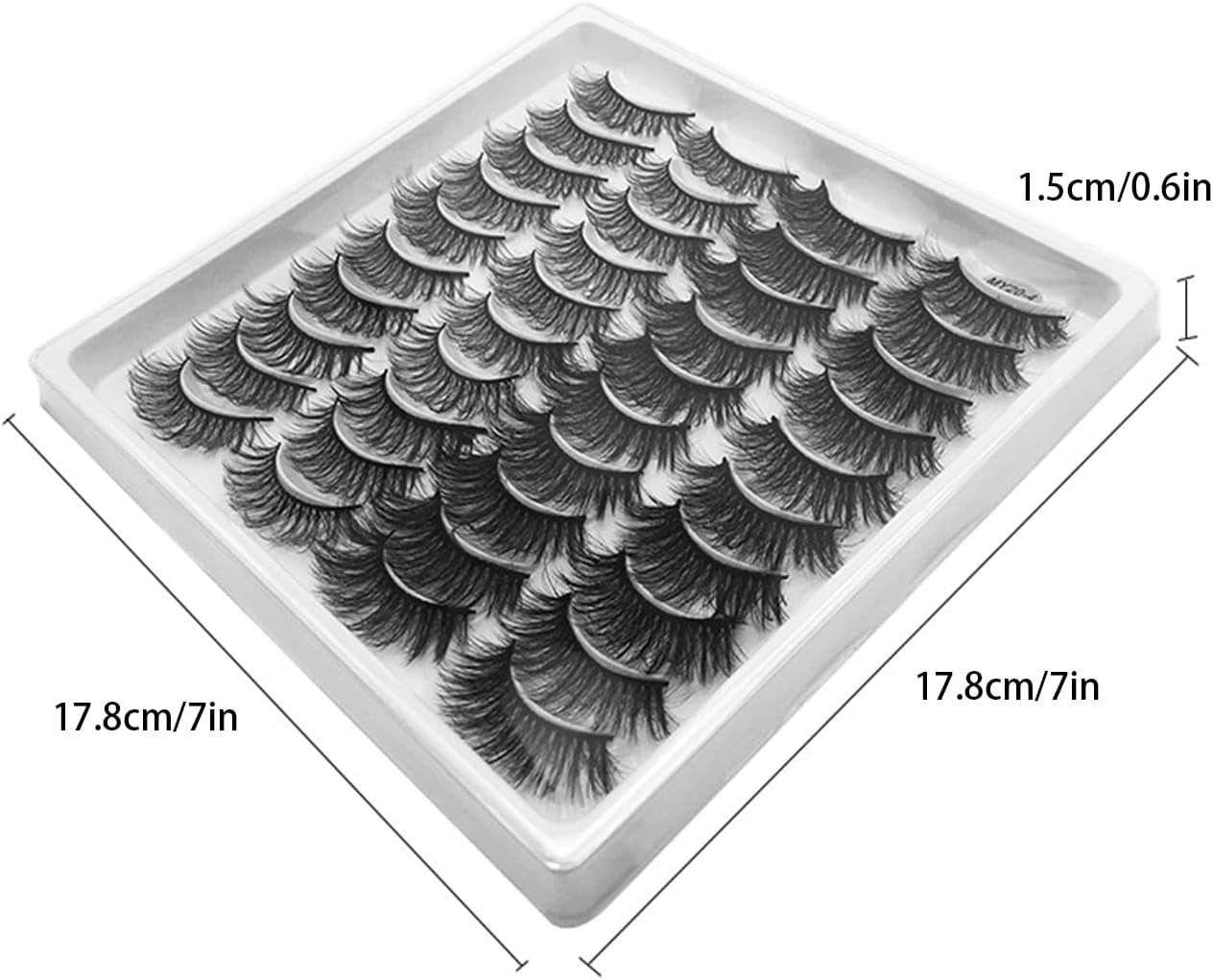 Self Adhesive Lashes Eye Lashes Sets Pack with Glue Faux Mink Long Natural False Eyelashes Fluffy Thick Cross Volume Cat Eye Dramatic Lash Soft for Various Makeups B5611