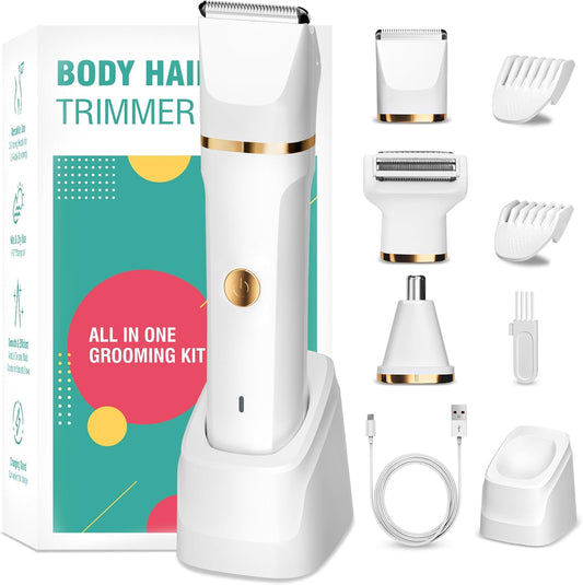 Lady Shavers for Women,Bikini Trimmer Women 3-In-1 Wet and Dry,Pubic Hair Trimme