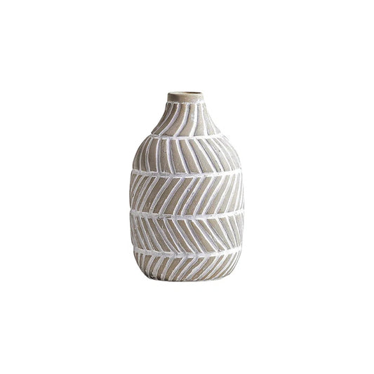 Deray Modern Distressed Ceramic Vase for Home Decor
