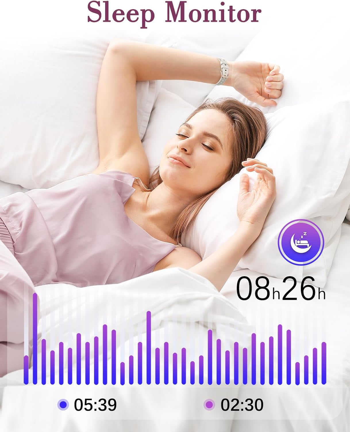 Smart Watches for Women, Fitness Watch Smart Watch Fitness Tracker Ladies with Pedometer Heart Rate Monitor Blood Oxygen Sleep Monitor Activity Tracker Waterproof IP68 for Android Ios