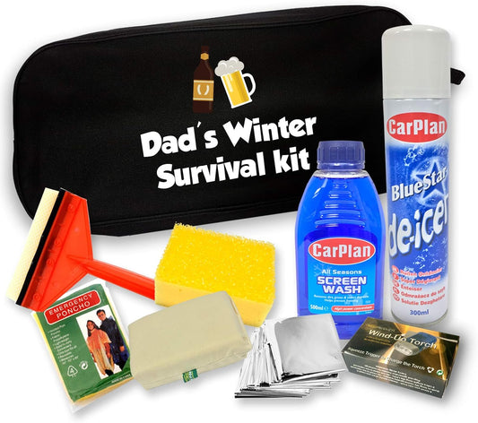 Winter Travel Safety Kit & Dad'S Winter Survival Bag