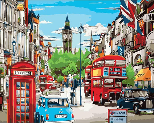 Paint by Numbers, Painting Acrylic Paint by Numbers for Adults Beginner Paintin