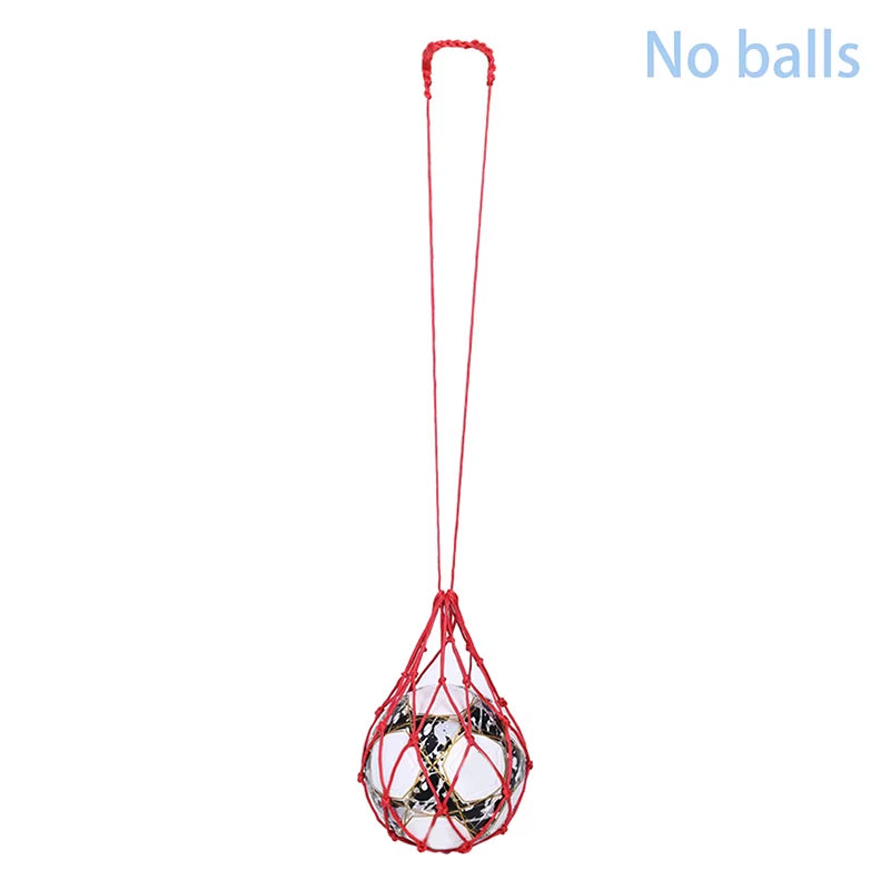 Youth Football Self Trainer Kick Net Pocket Professional Outdoor Sport Nylon Net Basketball Bag Solid Mesh Soccer Ball Carry Bag