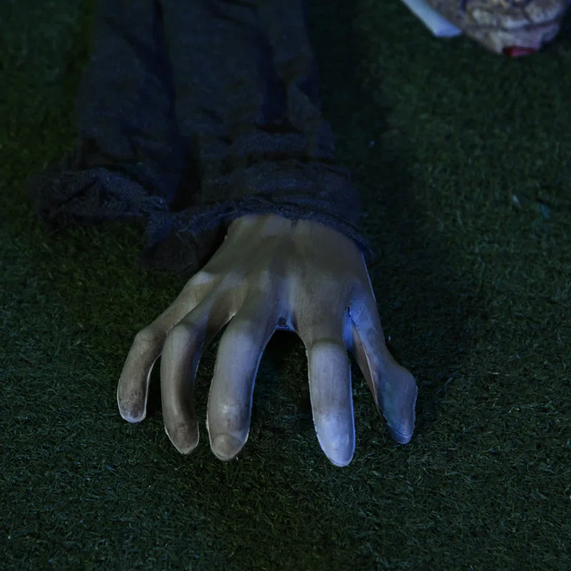 Zombie with Red Luminous Eyes